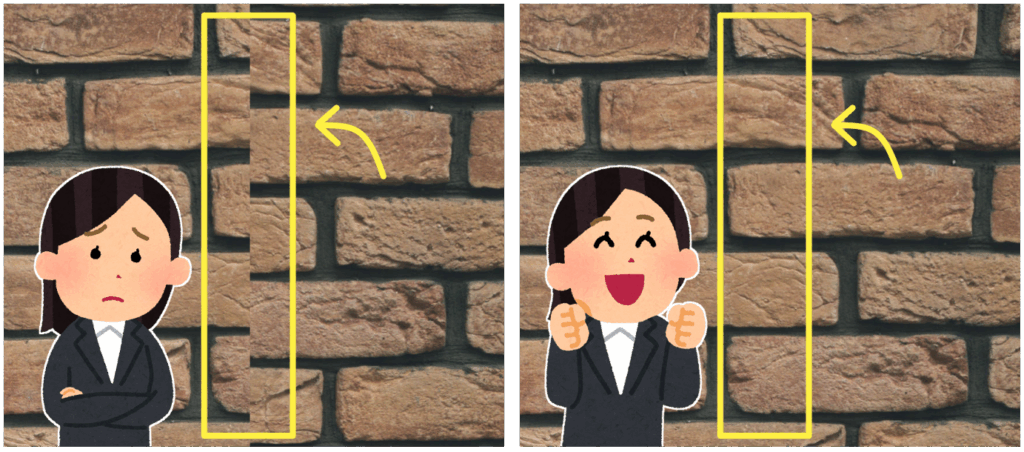 壁紙 クロス つなぎ目 柄合わせ