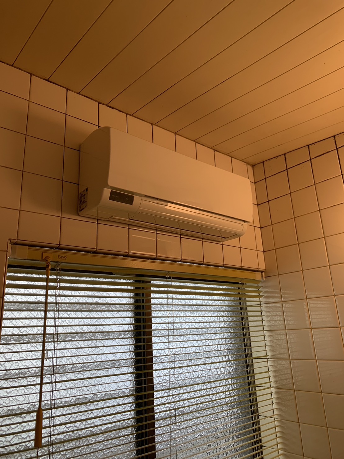 施工後　浴室乾燥暖房機