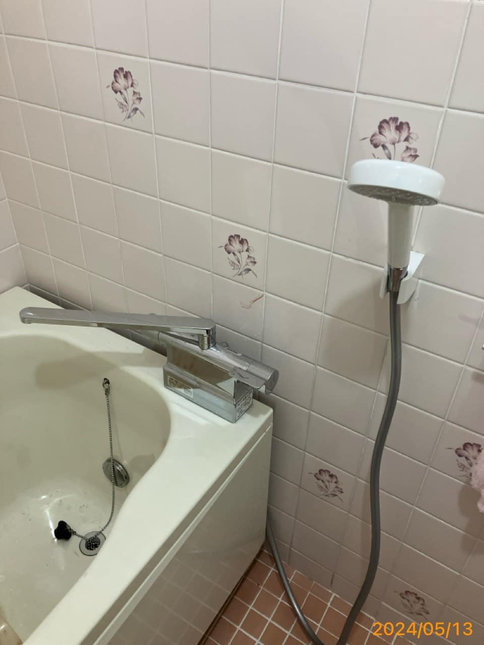 施工後　浴室水栓
