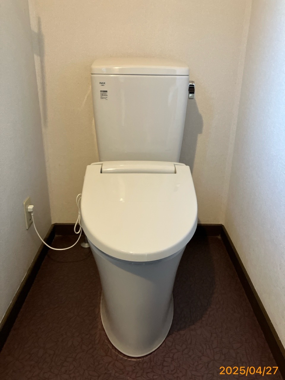 施工後 トイレ