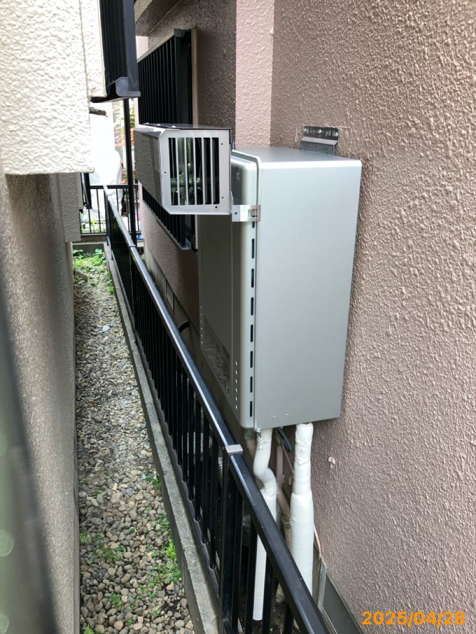 施工後　給湯器