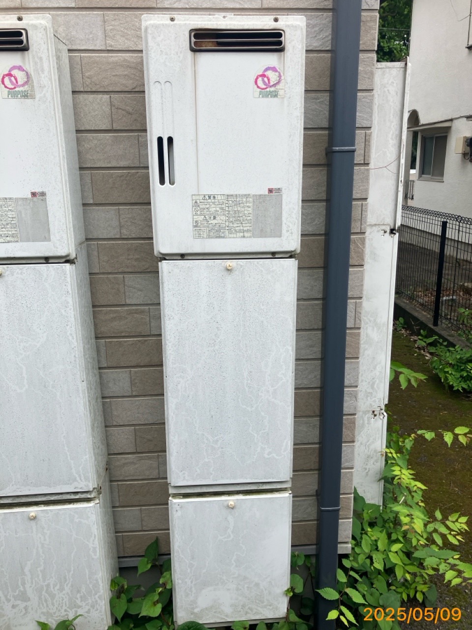 施工前　給湯器