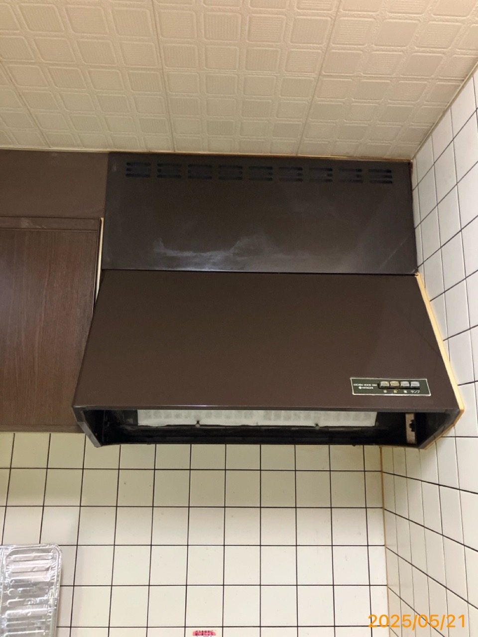 施工前　レンジフード