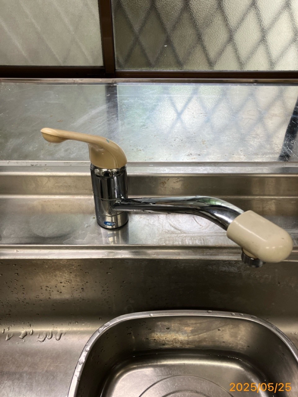 施工前 台所水栓