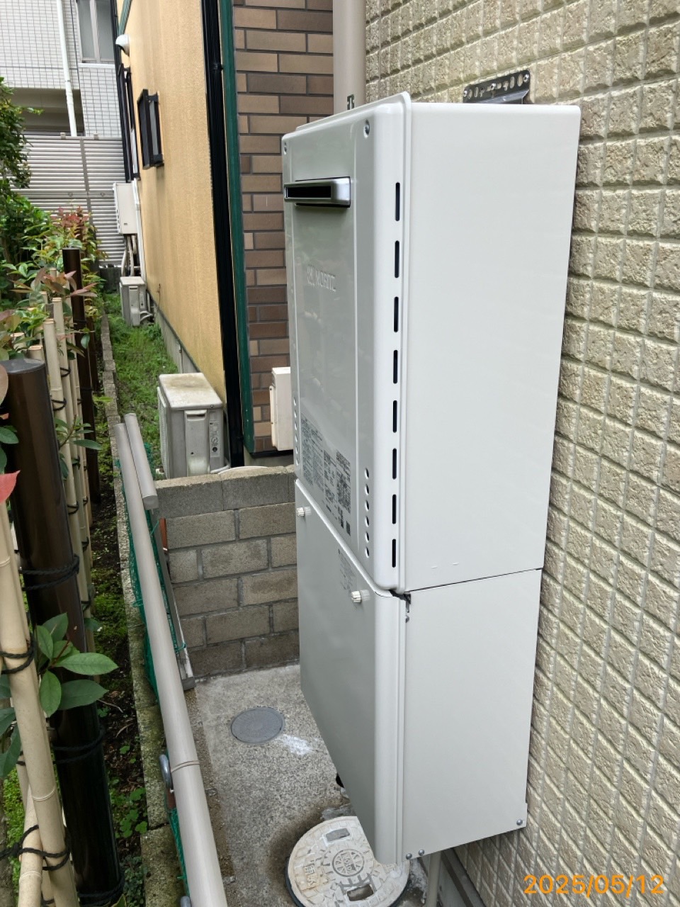 施工後　給湯器