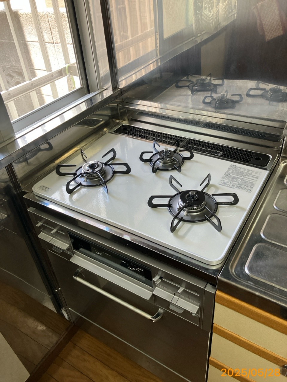 施工後　コンロ