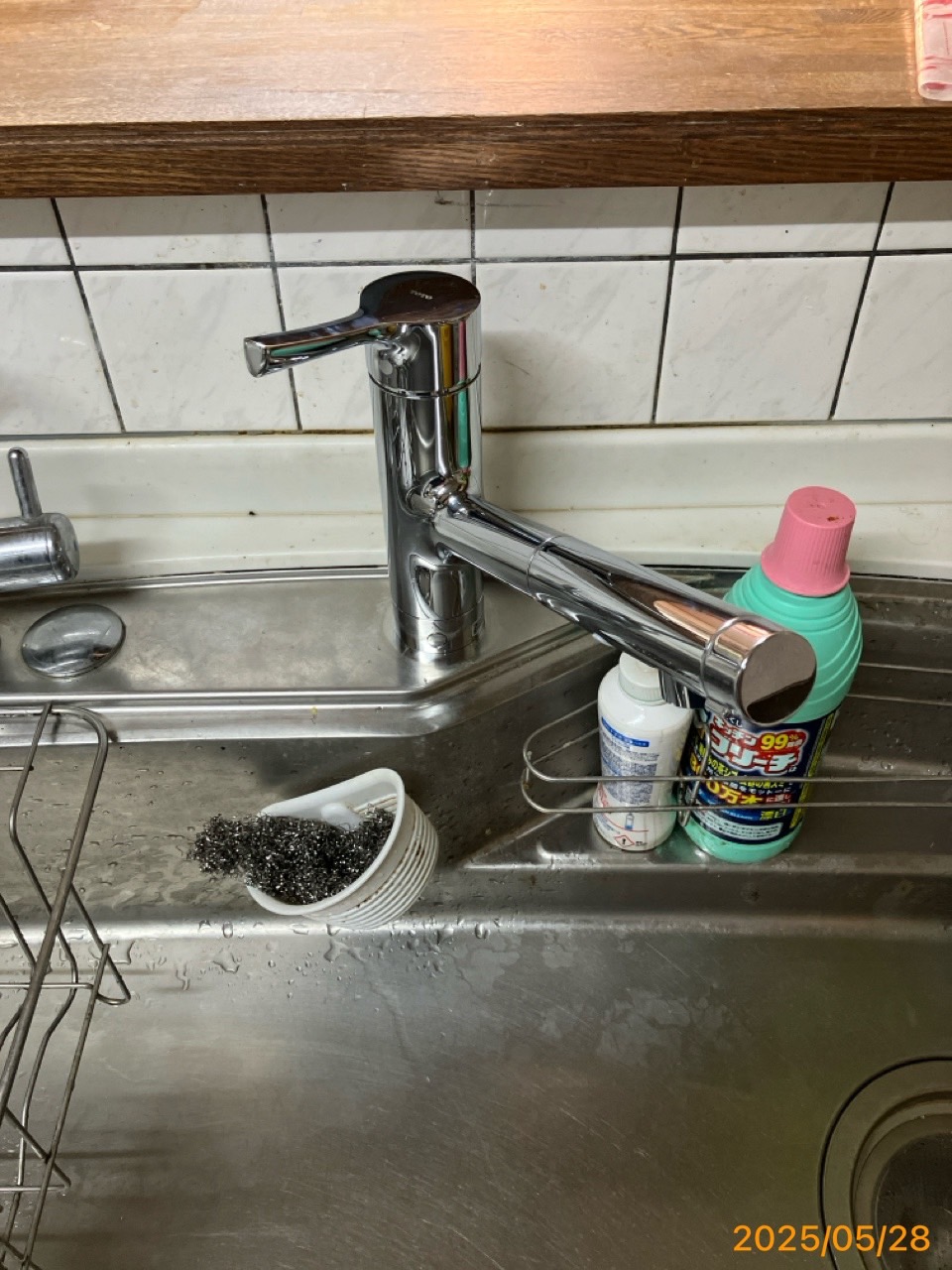 施工後 台所水栓