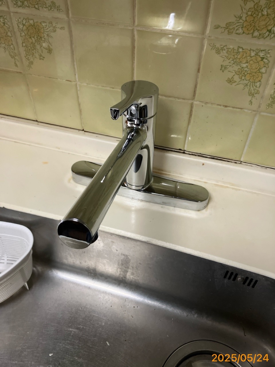 施工後 台所水栓