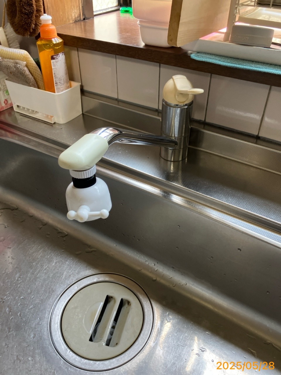 施工前 台所水栓