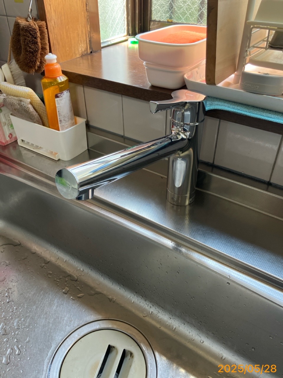 施工後 台所水栓