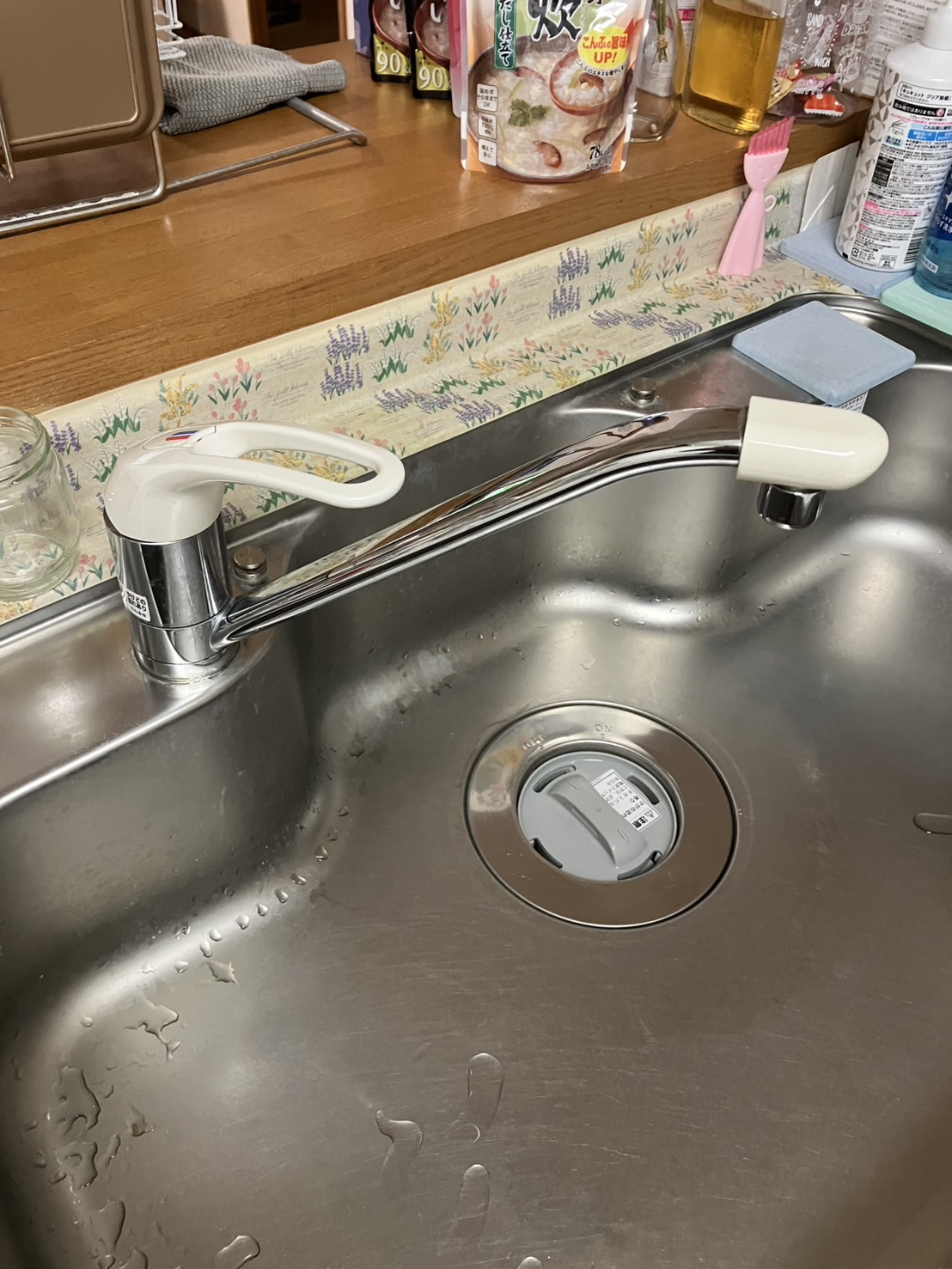 施工前　台所水栓