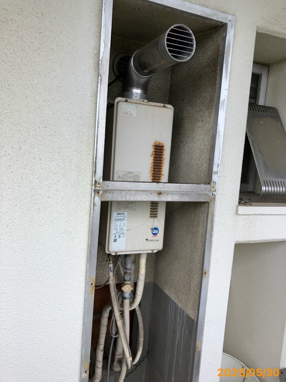 施工前 給湯器