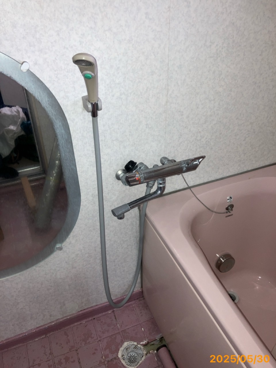 施工前 浴室水栓