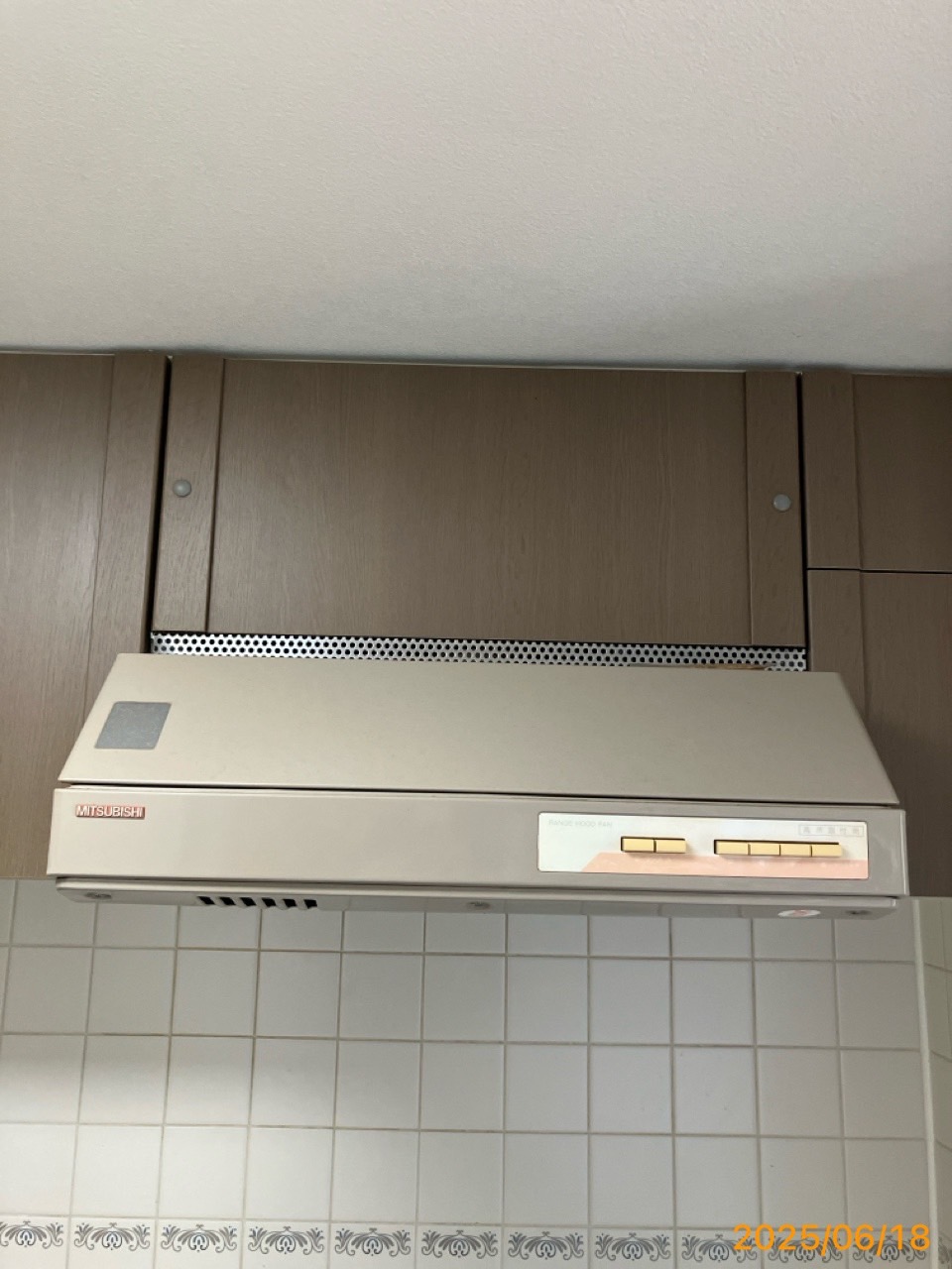 施工前 レンジフード