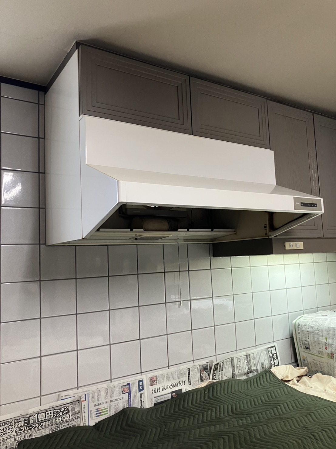 施工前 レンジフード