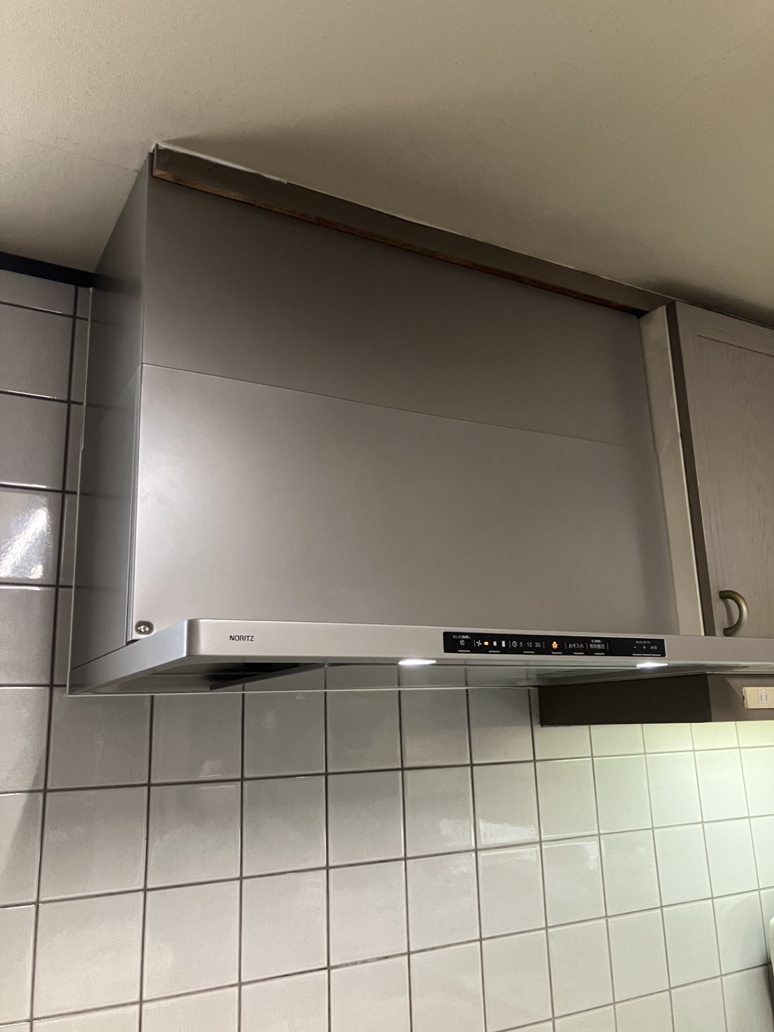 施工後 レンジフード
