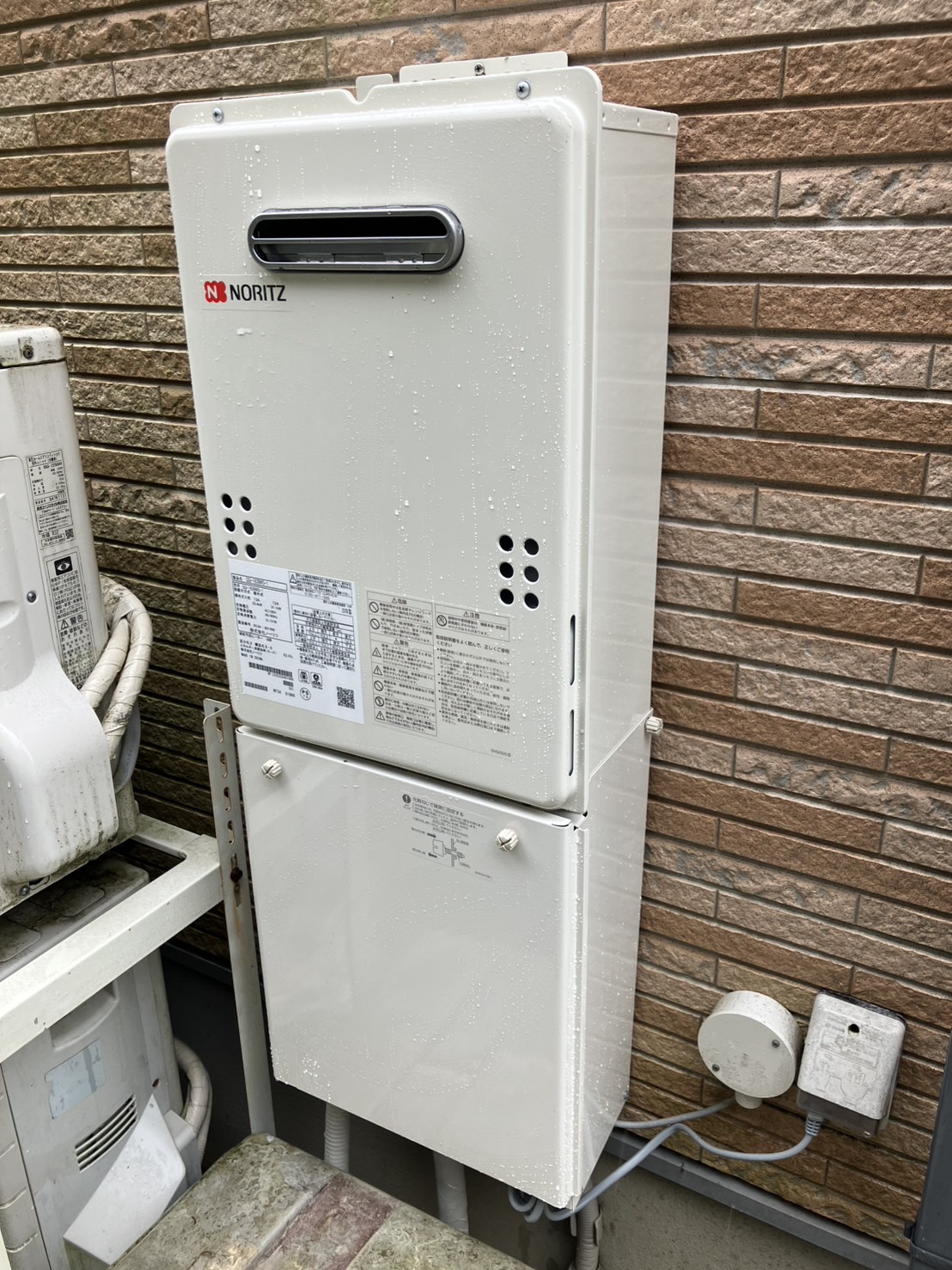 施工後 給湯器