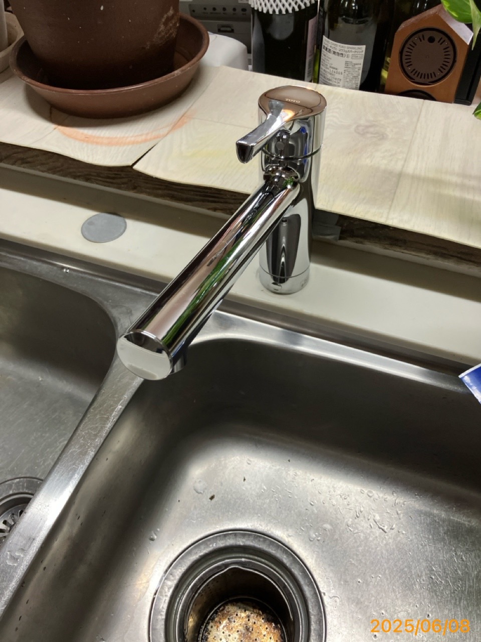 施工後 台所水栓