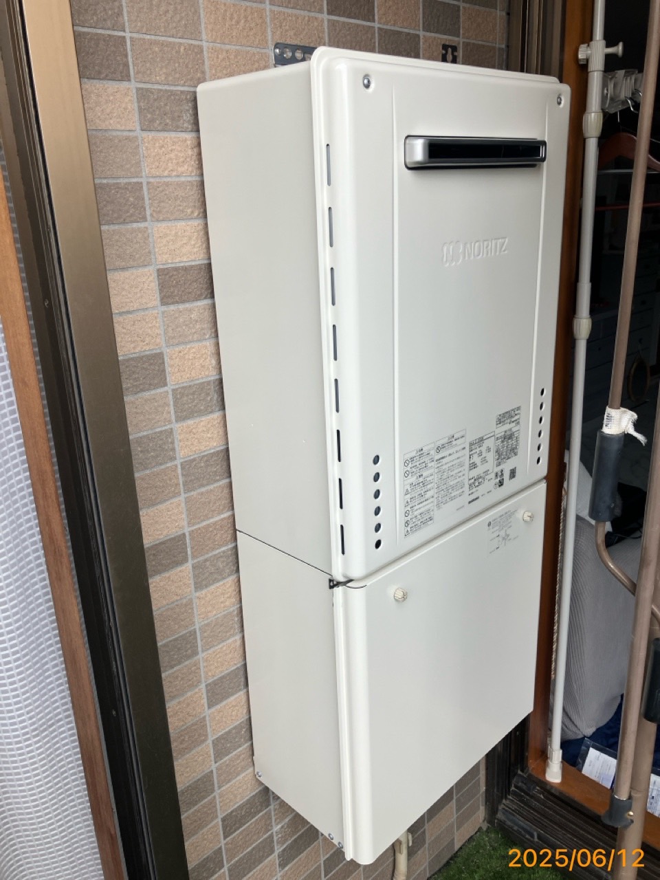 施工後　給湯器
