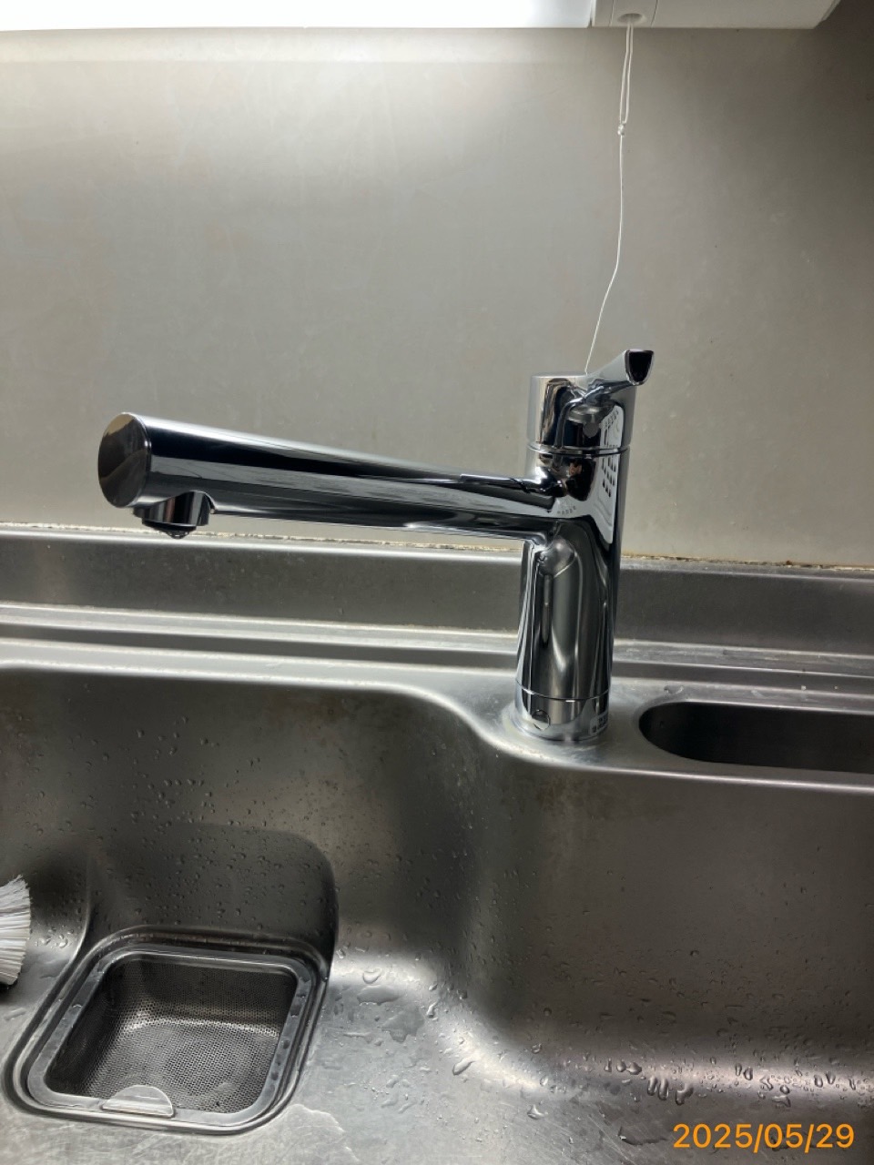 施工後 台所水栓