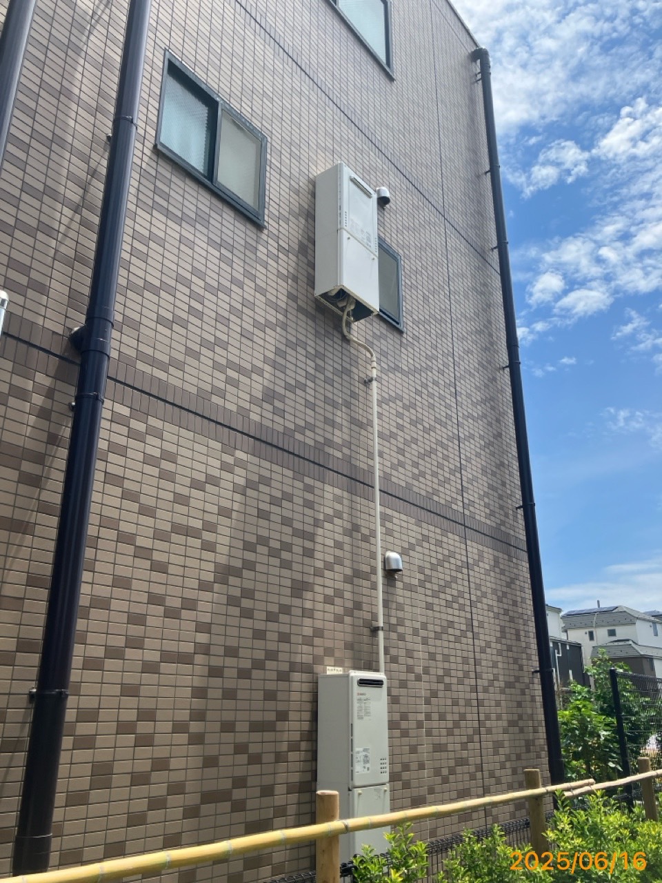 施工後　給湯器