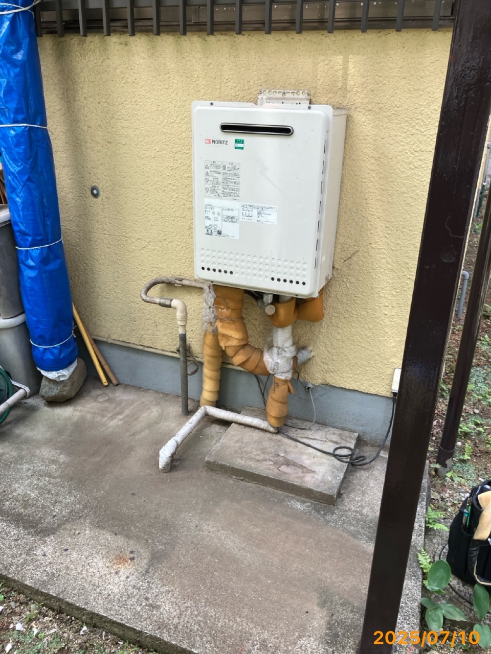 施工前 給湯器