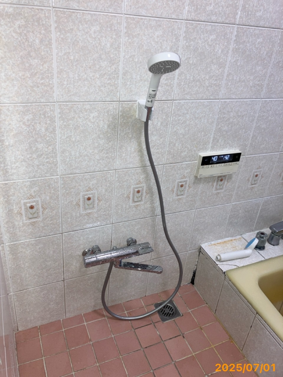 施工後 浴室水栓