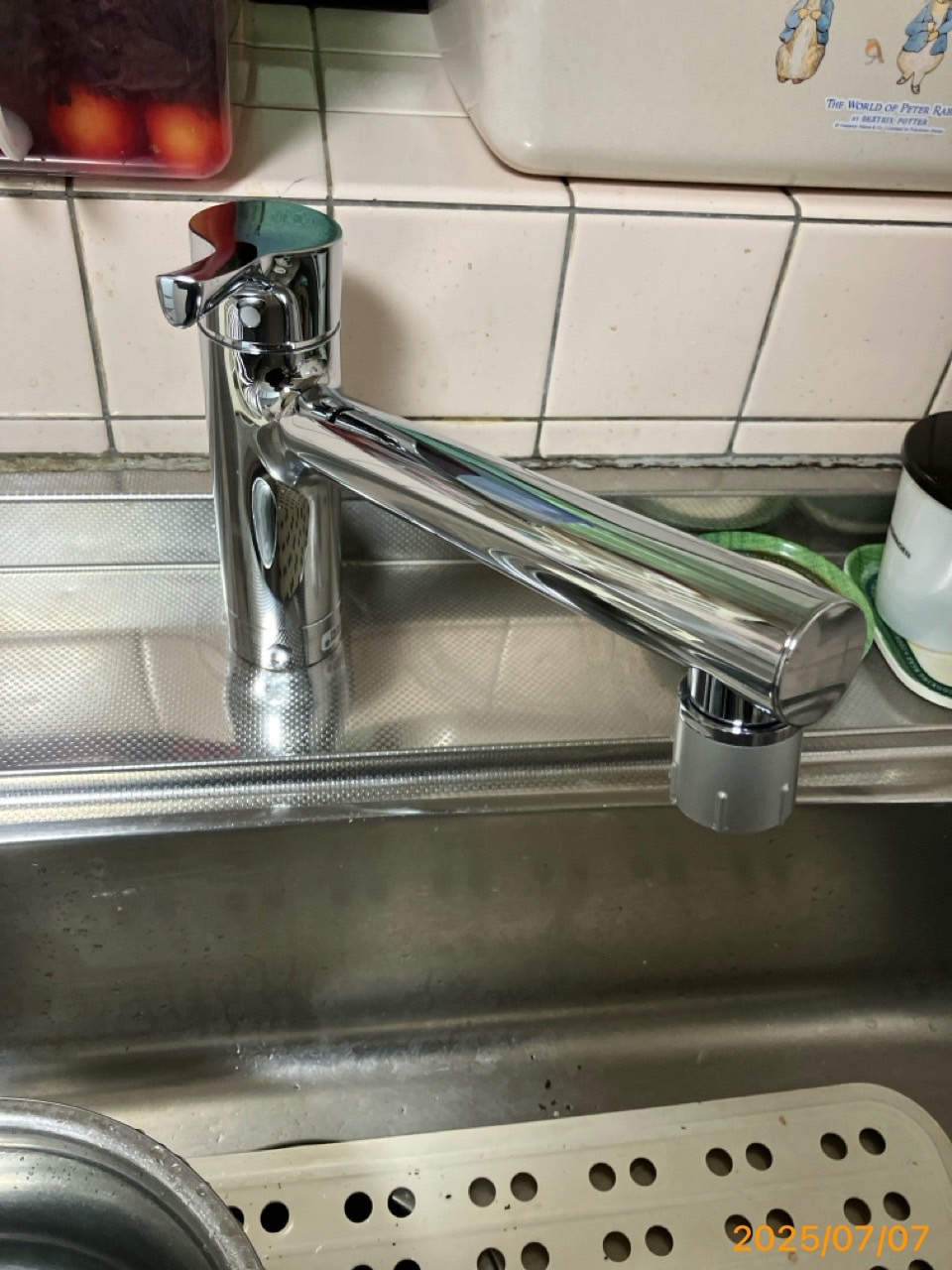 施工後　台所水栓