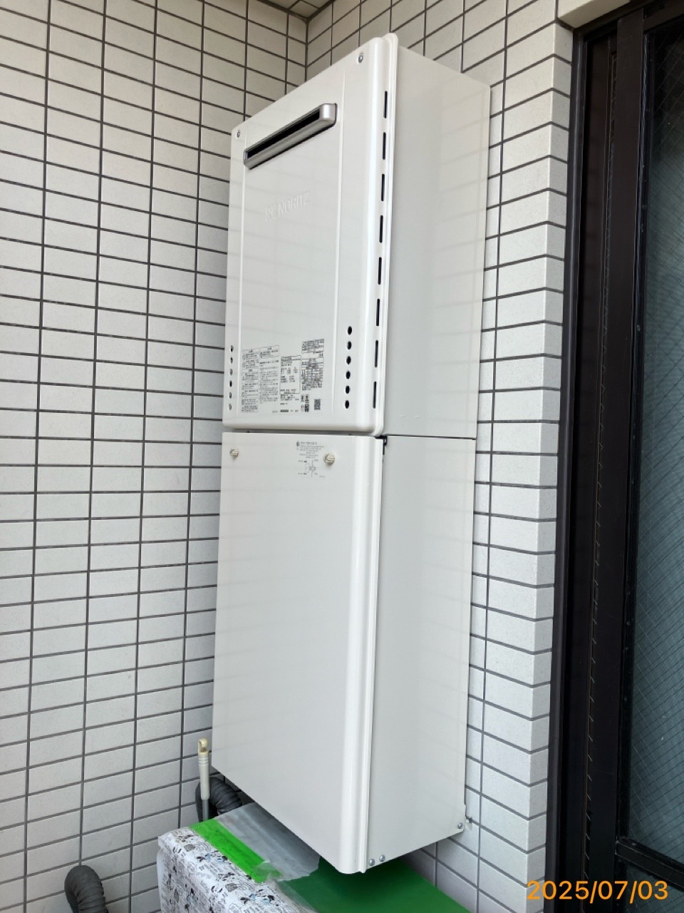 施工後　給湯器