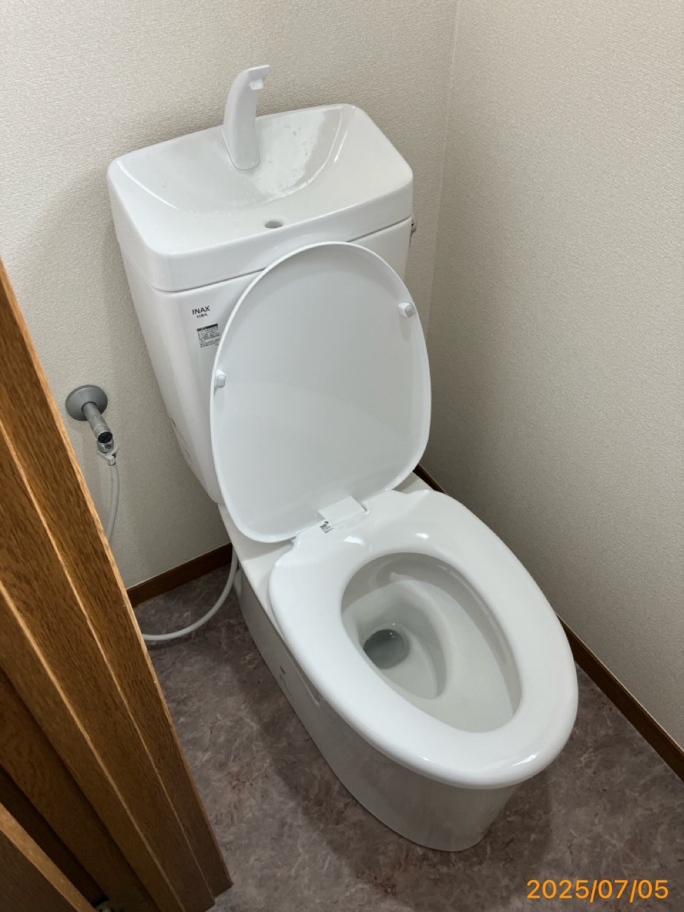 施工後 トイレ