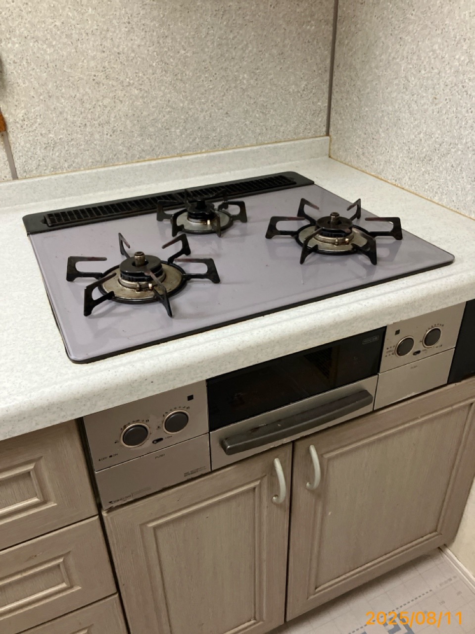 施工前　コンロ