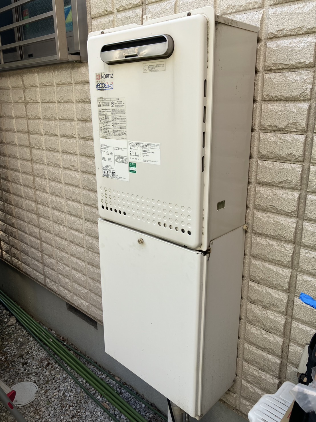施工前 給湯器