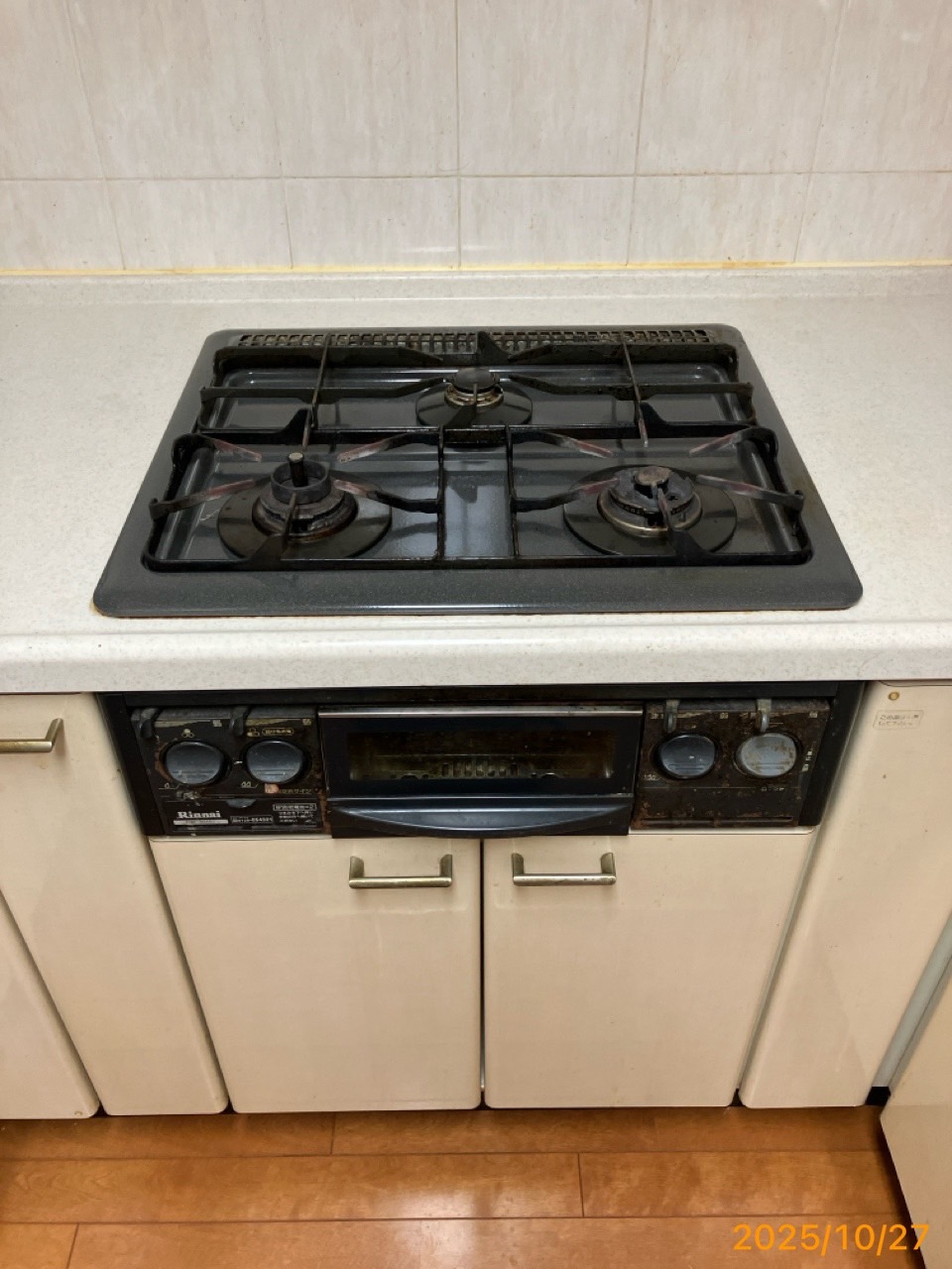 施工前　コンロ