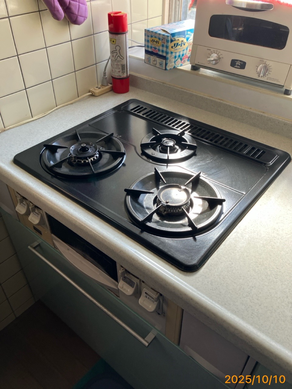 施工前　コンロ