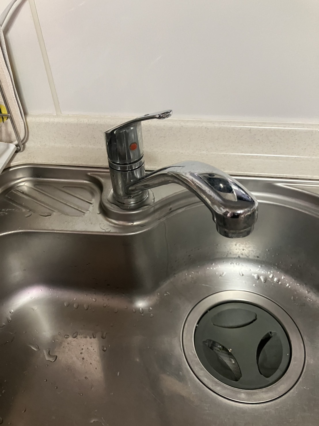 施工前　台所水栓