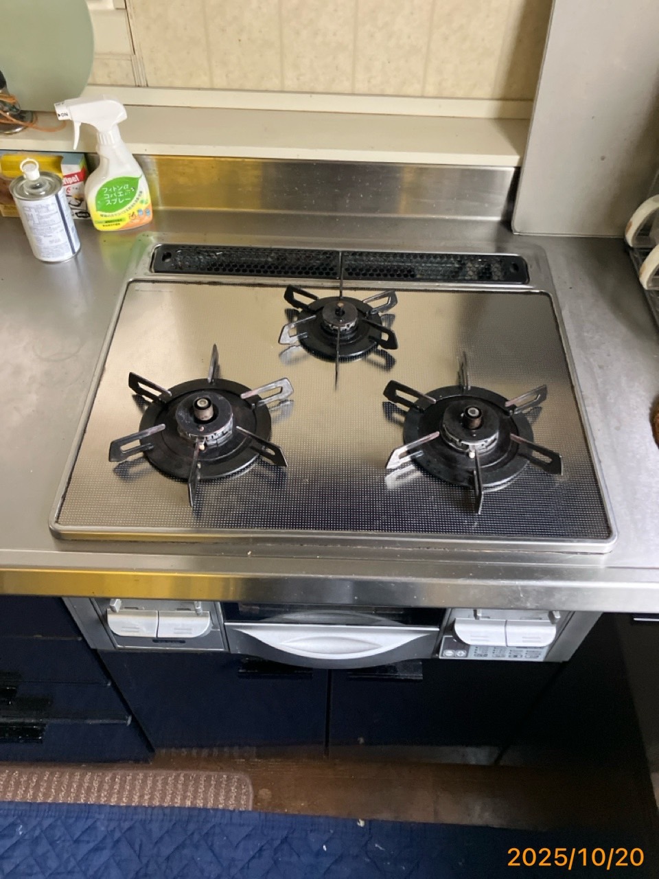 施工前　コンロ