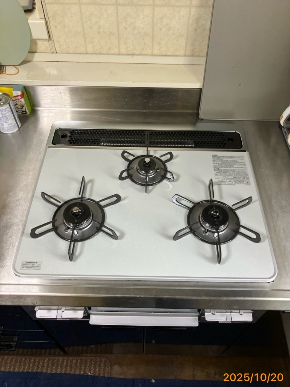 施工後　コンロ（PD-509WS-60CV）