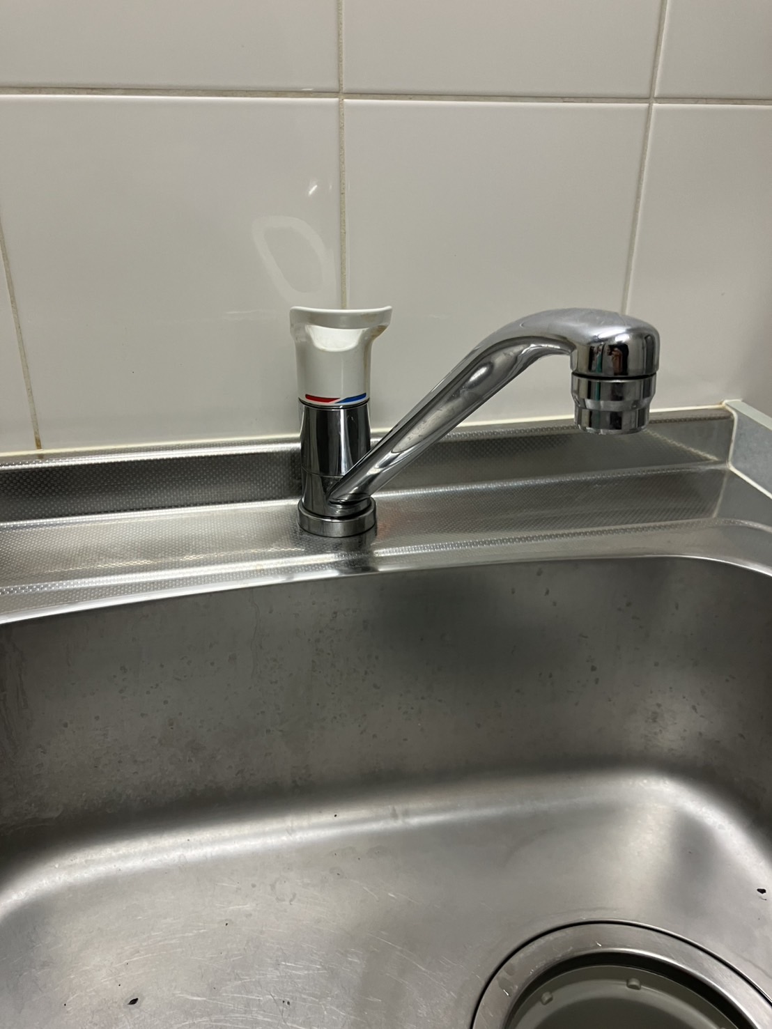 施工前　台所水栓