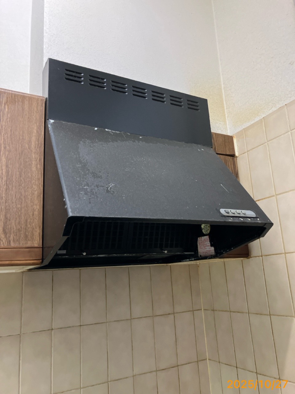 施工前　レンジフード