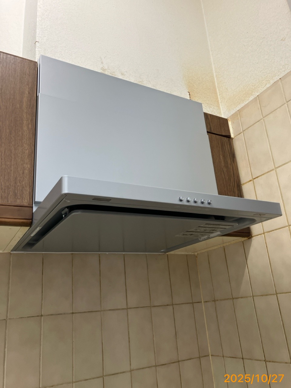 施工前　レンジフード（WNBSK607CDMSI（R/L））