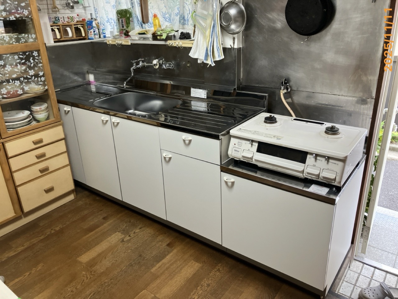 施工後　システムキッチン（GTS-180FML / GTS-60KR）