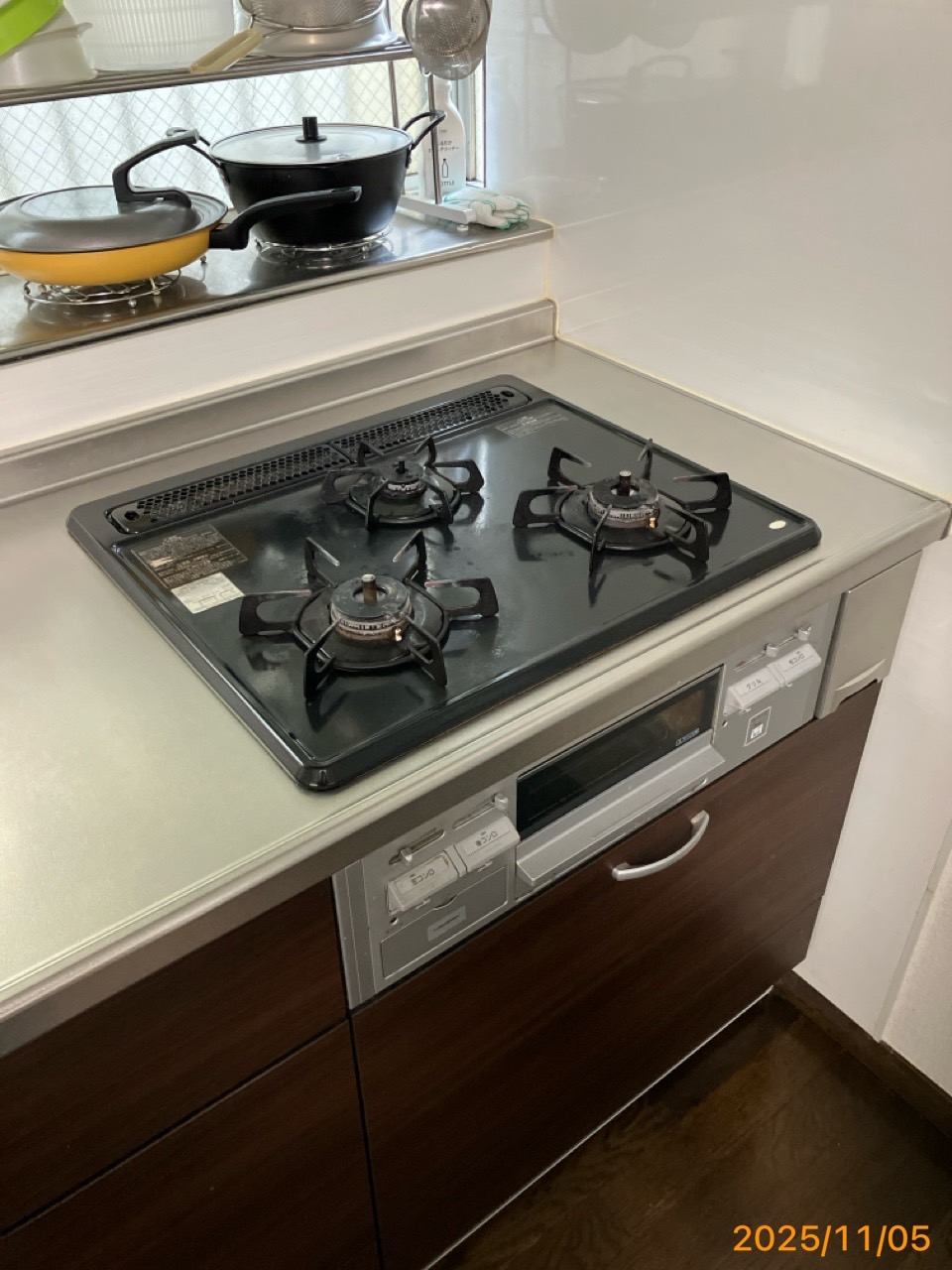 施工前　コンロ