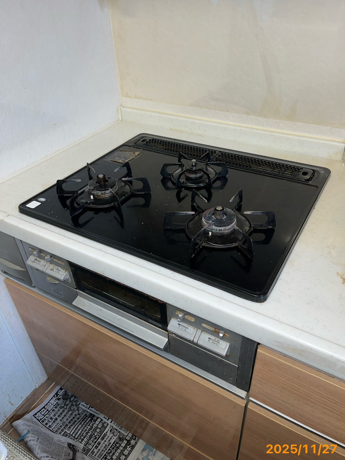 施工前　コンロ