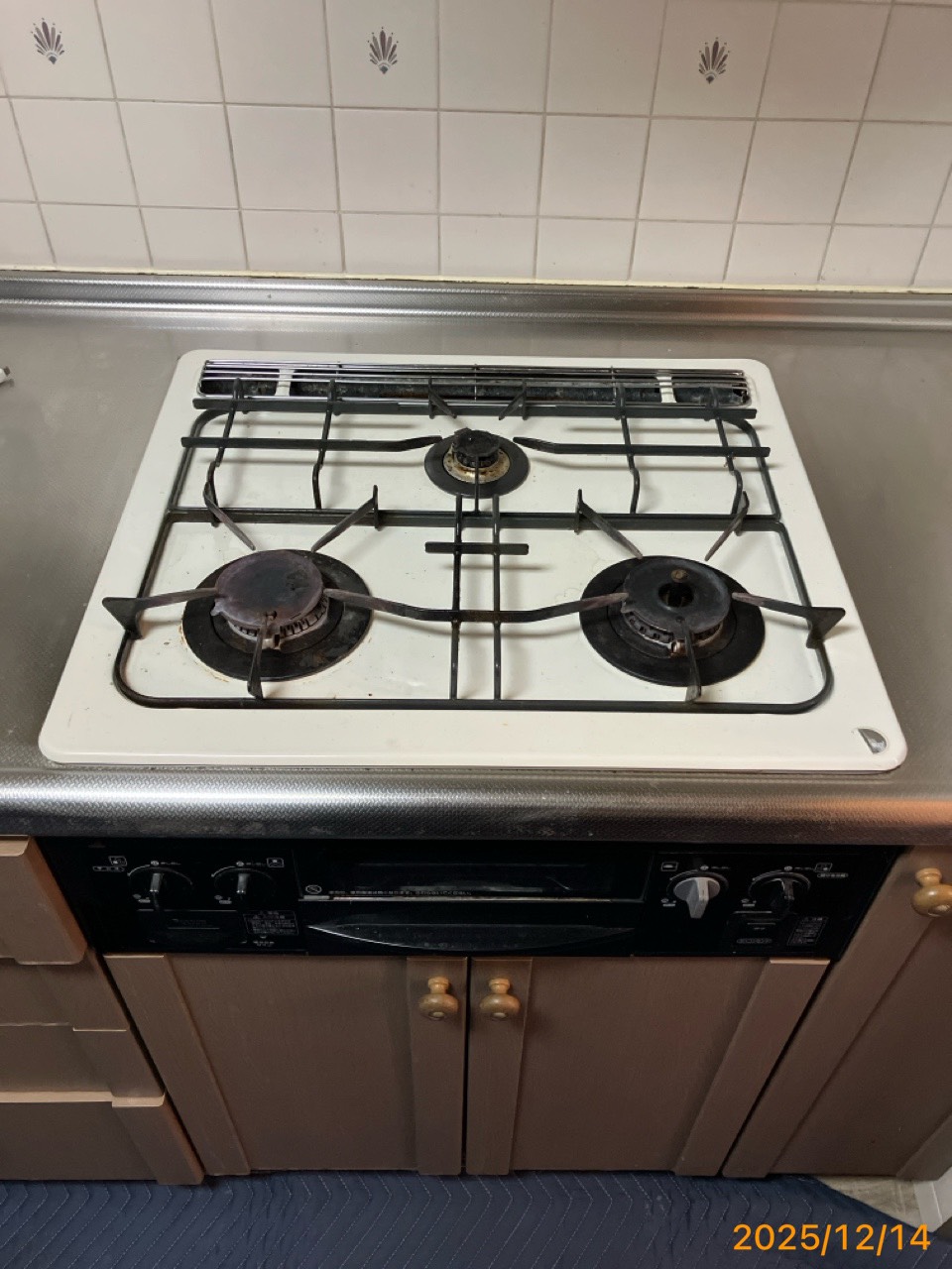 施工前　コンロ
