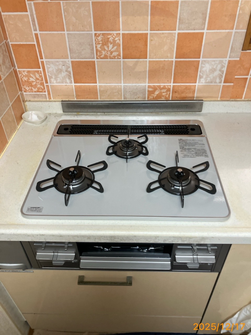 施工後　コンロ（PD-509WS-60CV）