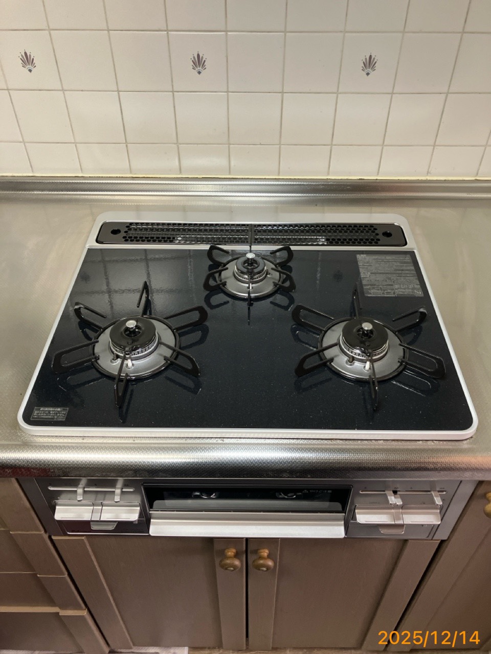 施工後　コンロ（PD-509WS-60CK）