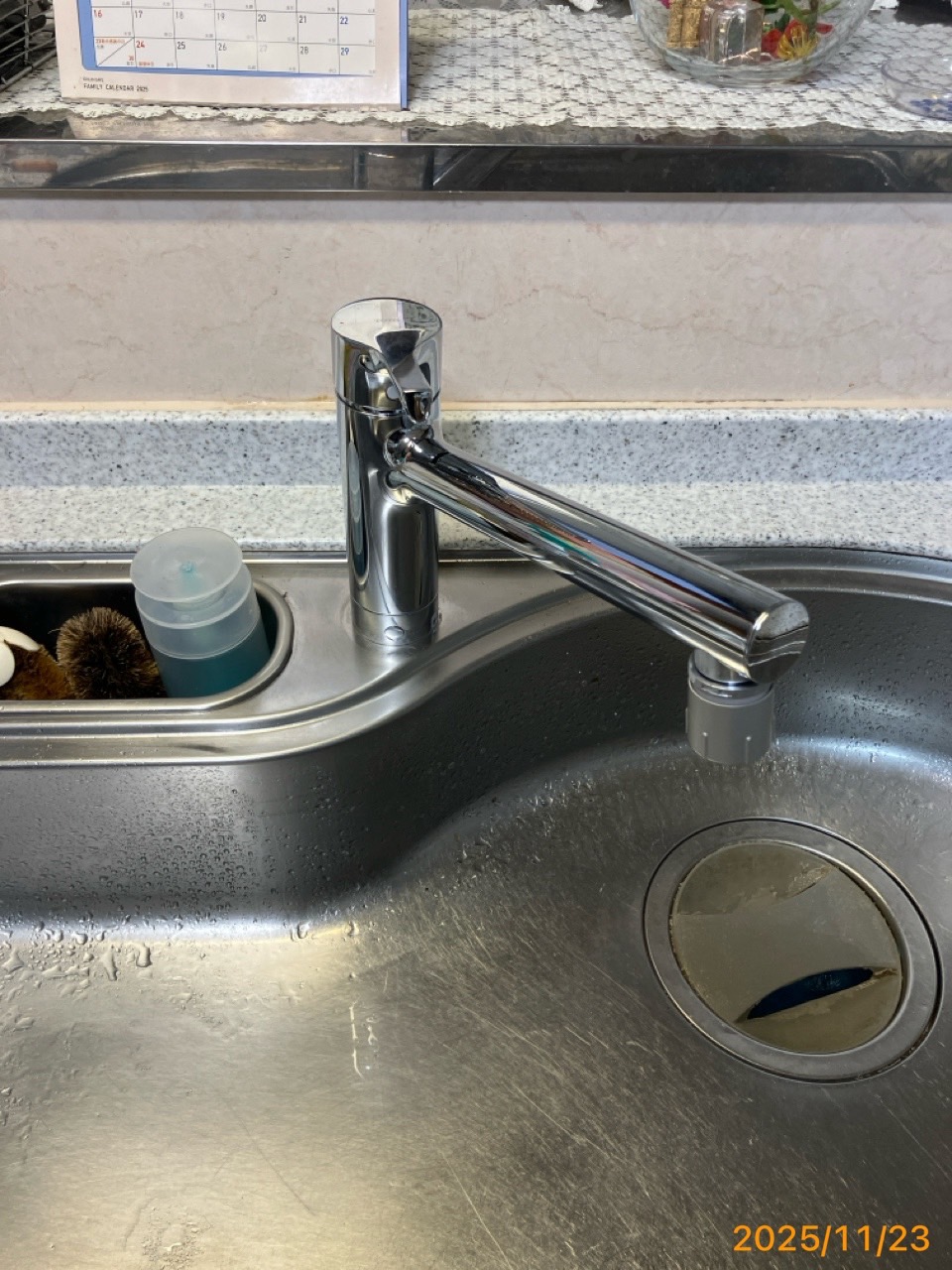 施工後　台所水栓（TKS05303J）