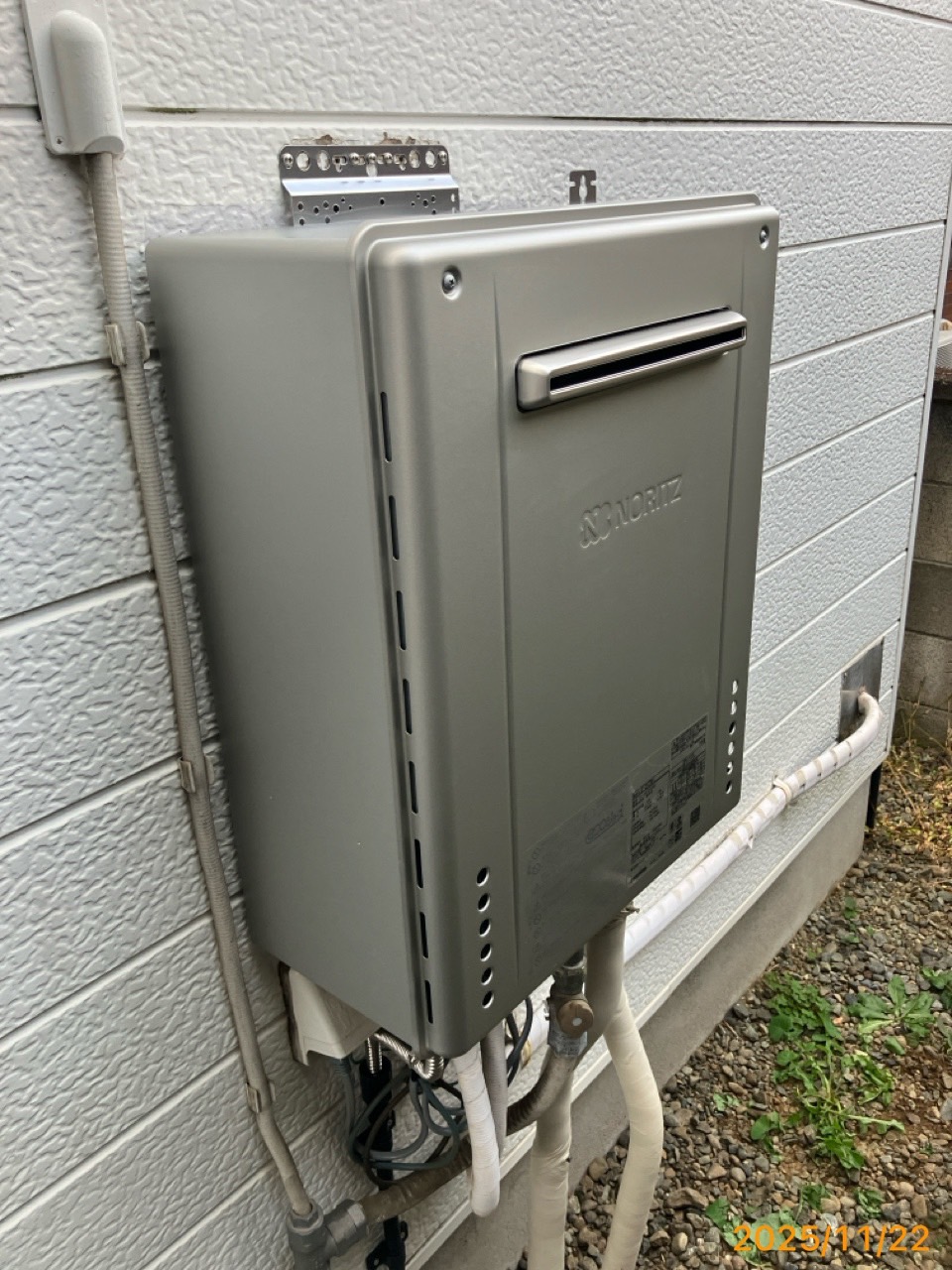 施工後　給湯器（GT-C2472AW）