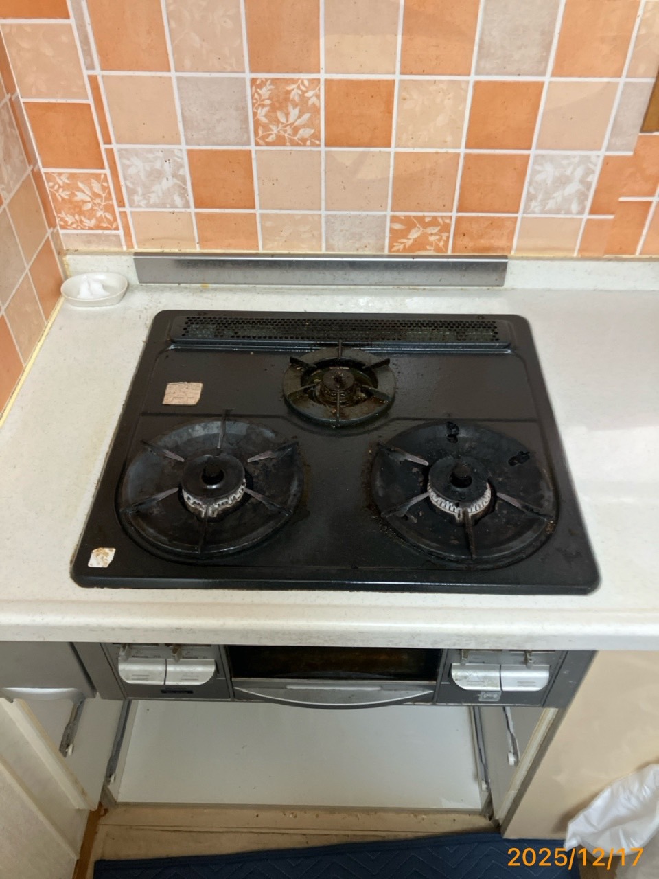 施工前　コンロ