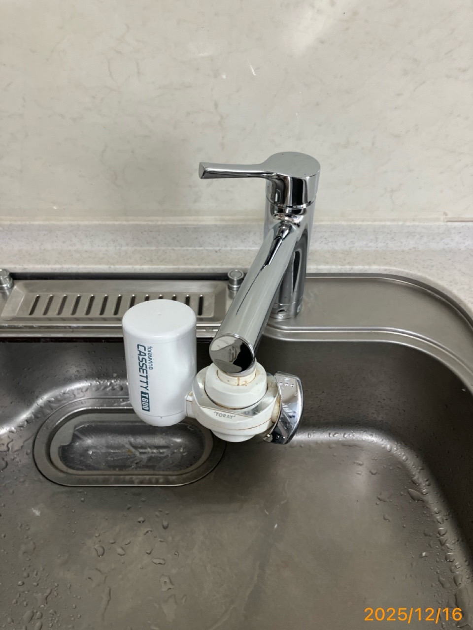 施工後　台所水栓（TKS05301J）